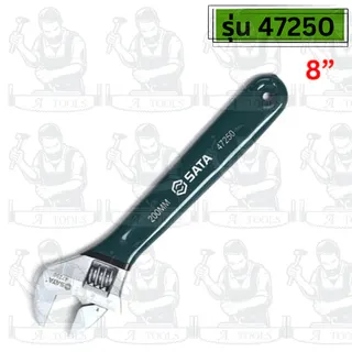 SATA ประแจเลื่อน รุ่น 47249/47250/47251 ขนาด 6/8/10 นิ้ว แบบขากรรไกรหกเหลี่ยมช่วยลดการลื่นไถล ของแท้ 3
