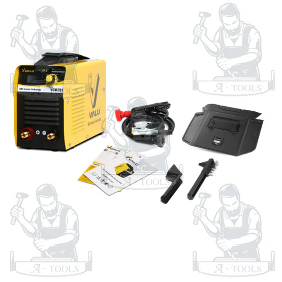 POLO / VALU เครื่องเชื่อม ARC MMA Inverter ระบบ IGBT รุ่น VOM251 ขนาดลวดเชื่อม 1.6 - 3.2 มม. ระดับป้องกัน IP21S 9