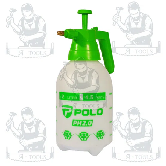 POLO กระบอกฉีดน้ำหัวทองเหลือง ขนาด 2 ลิตร รุ่น PH2.0 ปรับหัวได้ สินค้า 2