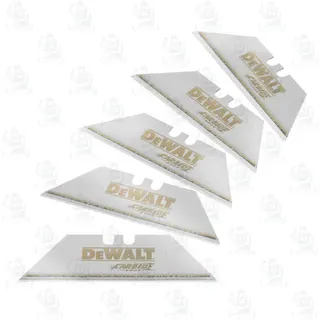 DEWALT ใบมีดคัตเตอร์ CARBIDE EDGE ขนาด 18 มม. รุ่น DWHT0-11131 (5 ใบ/แผง) เหมาะสำหรับงานตัดวัสดุกระดาษ,ผ้า,พลาสติก,หนัง 2