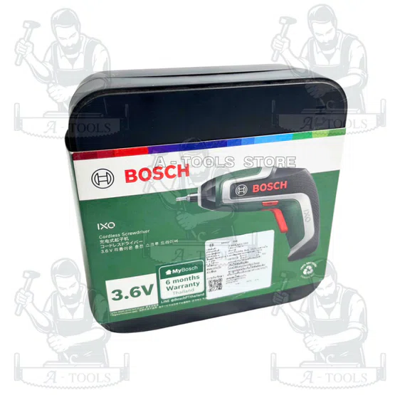 BOSCH ไขควง ไฟฟ้า ไร้สาย รุ่น IXO 7 06039E0050 ใช้งานง่าย น้ำหนักเบา พร้อมอุปกรณ์ 3