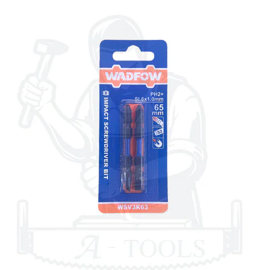 WADFOW ดอกไขควง กระแทก รุ่น WSV3K63 PH2+SL6.0 1.0 65มม. 5