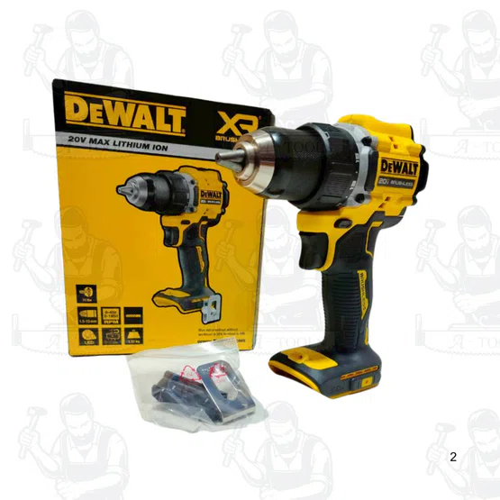 DEWALT รุ่น DCD794N-B1 สว่านไร้สาย 20V (เครื่องเปล่า) มีไฟ LED: ส่องสว่างขณะทำงานเบา คล่องตัว ใช้งานหลากหลาย พร้อมส่ง 2