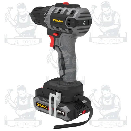 OSUKA สว่านไร้สาย 20V. รุ่น OCD801-D1 (แบต 20V 2.0Ah x1 +สายชาร์จ) มอเตอร์ไร้แปรงถ่าน 3