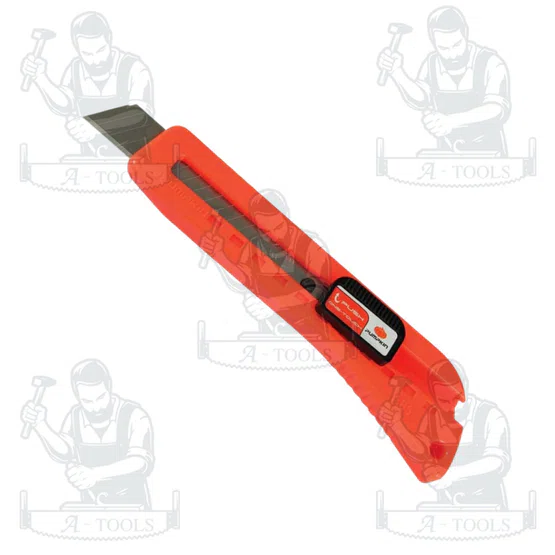 PUMPKIN มีดคัตเตอร์ใหญ่สปริง รุ่น 12201-F (S-101A) ด้ามคัดเตอร์ ผลิตจากพลาสติก ABS 100% ใบมีคม คงทนตัดขาดได้อย่างง่ายดาย 2