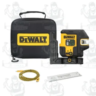 DEWALT รุ่น DCLE14251GB-XJ ชุดเครื่องวัดระดับเลเซอร์ 5 จุดและเส้นกากบาท สีเขียว พร้อมสายชาร์จ USB สินค้าพร้อมส่ง 2