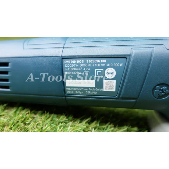 BOSCH เครื่องเจียร์ 4นิ้ว บ๊อช รุ่น GWS900-100S 900วัตต์ ปรับรอบได้ ลูกหมู GWS900 06013961K0 6