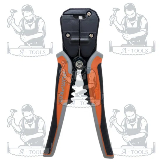 PUMPKIN รุ่น 14618(ก) คีมปลอกสายไฟอัตโนมัติ / ย้ำสาย / ตัด Cr-Mo-Muti-Auto PTT-205AWS ระบบออโตเมติก 3 ฟังก์ชั่น 3
