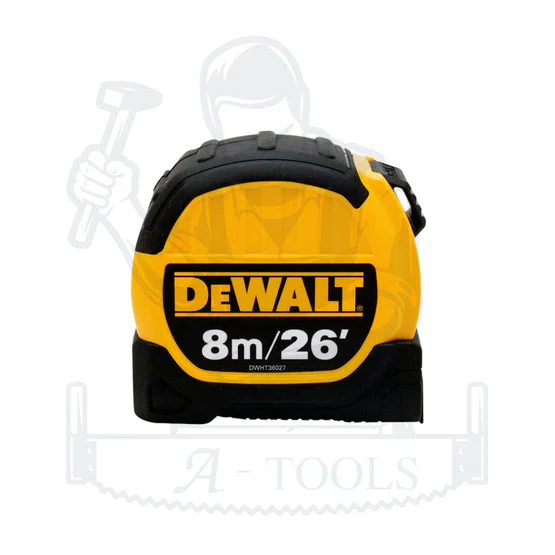DEWALT รุ่น DWHT36027-0 ตลับเมตร 8 เมตร พกง่าย คุณภาพดี น้ำหนักเบา แข็งแรง ทน ใช้งานง่าย 3