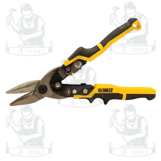 DEWALT กรรไกรตัดสังกะสี รุ่น DWHT14675-0 ERGO Aviation Snip หัวตรง สปริงเกลียว 2 ชั้น ของแท้ 100% พร้อมส่ง 5
