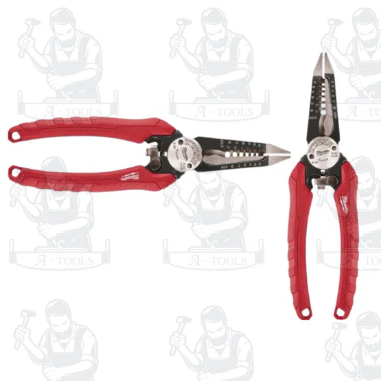 Milwaukee 48-22-3079 คีมปากตรง อเนกประสงค์ (6 in 1) เหมาะสำหรับการตัด ดึง งัด เเงะและหนีบ ทนทานต่อสนิม ทนต่อการใช้งาน 2