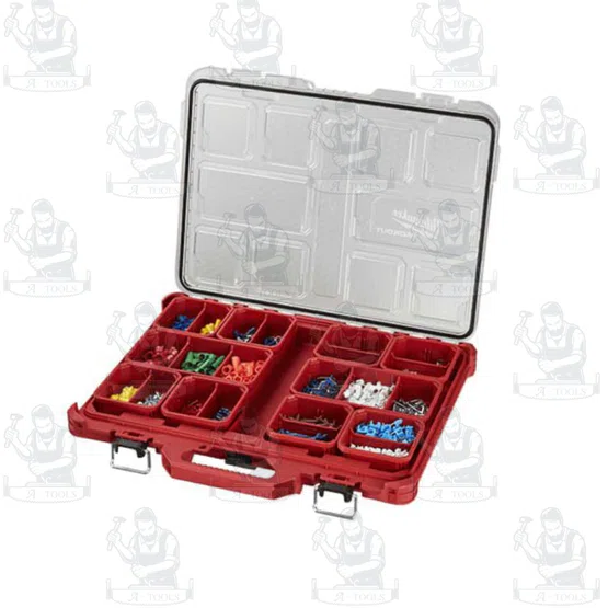 + + Milwaukee กล่องอุปกรณ์ช่าง PACKOUT Low Profile Organizer รุ่น 48-22-8431 2