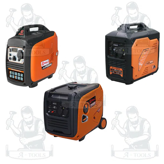POLO เครื่องปั่นไฟ INVERTER รุ่น P2250IS 2.0KW / P3150IS 2.8KW / P4500IS 4.0KW เสียงเงียบ สตาร์ทด้วยมือ สินค้า 2