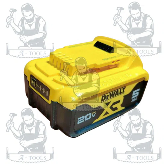 DEWALT รุ่น DCB184-B1 แบตเตอรี่ 20Vmax 5.0Ah เป็นแบตเตอรี่ Li-Ion คุณภาพสูงโครงสร้างแข็งแรง ทนต่อแรงกระแทก พร้อมส่ง 5