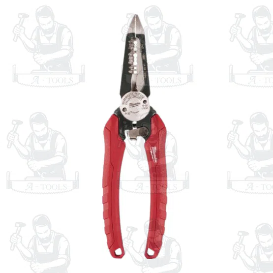 Milwaukee 48-22-3079 คีมปากตรง อเนกประสงค์ (6 in 1) เหมาะสำหรับการตัด ดึง งัด เเงะและหนีบ ทนทานต่อสนิม ทนต่อการใช้งาน 3