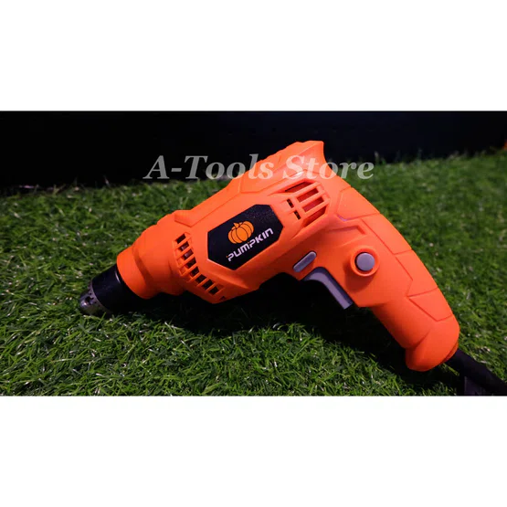 PUMPKIN สว่าน ไฟฟ้า พัมคิน รุ่น 50211 / J-D6538 1/4" 6.5mm. 450W ปรับซ้าย-ขวา เจาะไม้/เหล็ก 4