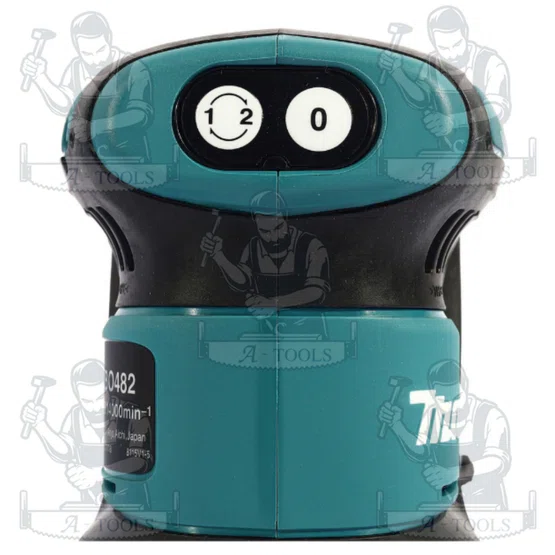 MAKITA รุ่น DBO482Z เครื่องขัดกระดาษทรายไร้สาย 18V 150 มม. (6 นิ้ว) ความเร็วการขัดต่อนาที 11,000 - 14,000 ความเร็ว/นาที 5