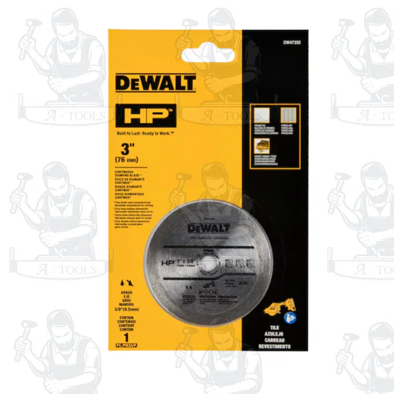 DEWALT รุ่น DW47350 ใบตัดกระเบื้อง 3 นิ้ว สำหรับเครื่องตัดรุ่น DCS438 ออกแบบพิเศษให้อายุการใช้งานยาวนาน ตัดได้ไวพร้อมส่ง 4