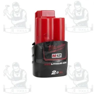 Milwaukee แบตเตอรี่ 12V. (M12) รุ่น M12 B2 ความจุแบต 2.0 Ah. รับประกัน 2 ปี ของแท้ 4