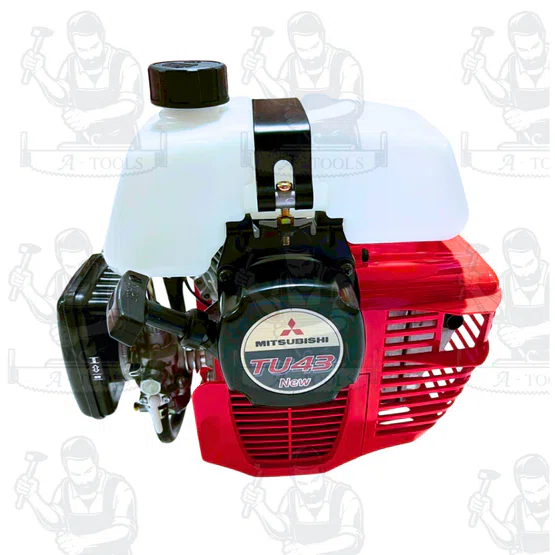MITSUBISHI TU43 เครื่องตัดหญ้า (ถังบน) เครื่องแดง  ก้าน JAPAN F-5 (ก้านสีขาว) พร้อมส่ง ของแท้100% 3