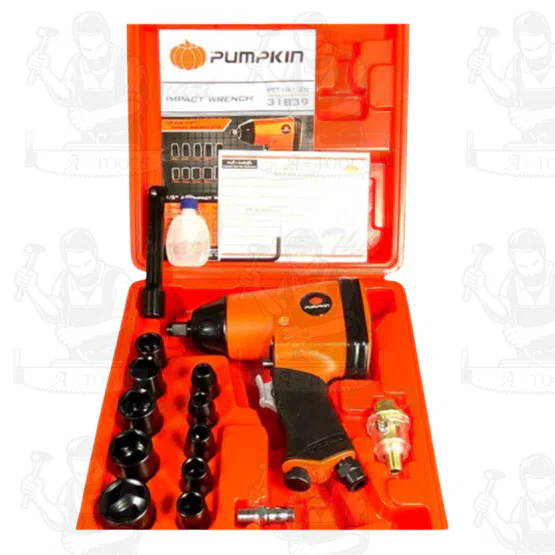 PUMPKIN รุ่น 31839 เครื่องยิงบล็อกลม 1/2 PTT-IW1/25 โครงสร้างผลิตจากอลูมิเนียมหล่อ น้ำหนักเบา แข็งแรง ทนทาน ไม่เป็นสนิม 2