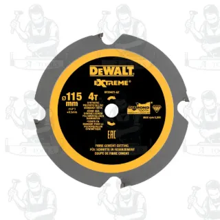 DEWALT ใบเลื่อยวงเดือนอเนกประสงค์ 115มม. 4ฟัน รุ่น DT20421-QZ (สำหรับเลื่อยวงเดือนไร้สาย DCS571) สินค้าพร้อมส่ง 2