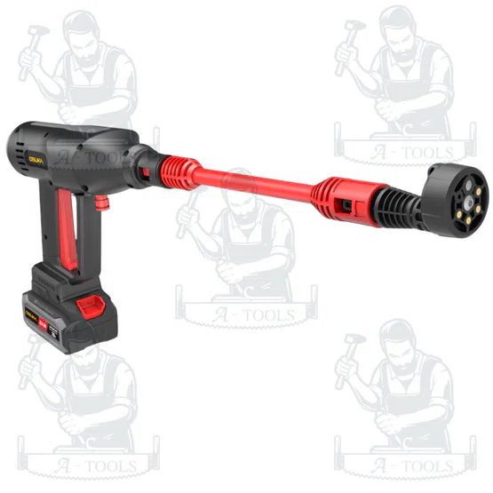 OSUKA ชุดเครื่องอัดฉีดแรงดันสูงไร้สาย 20V รุ่น OCPW607-P1 ( แบตเตอรี่ 20v 5.0Ah X1 + แท่นชาร์จ) 6