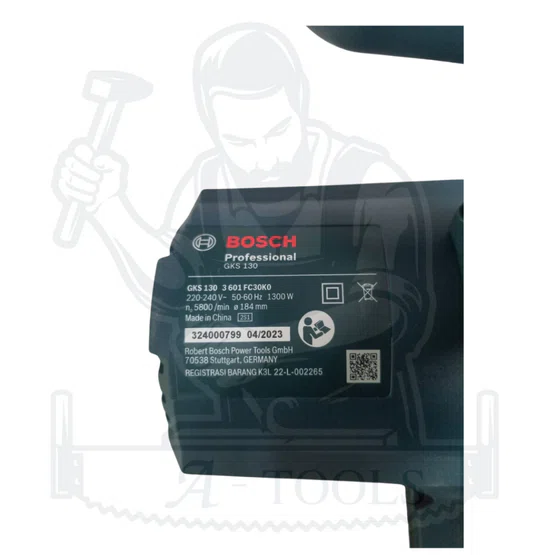 BOSCH เลื่อยวงเดือน 7” บ๊อซ รุ่น GKS130 1300วัตต์ 06016C30K0 6