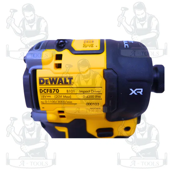 DEWALT ไขควงกระแทกไร้สาย 20V รุ่น DCF870S1T-B1 พร้อม แบต Powerstack 3.5 Ah x 1 +แท่นชาร์จ 4