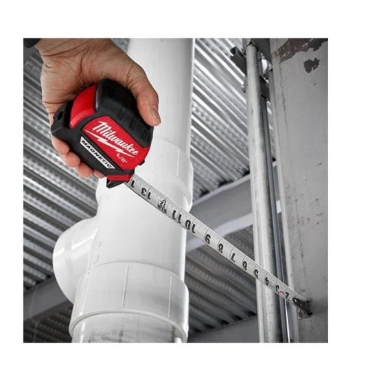 Milwaukee ตลับเมตร COMPACT MAGNETIC 48-22-0616 5เมตร / 48-22-0626 8เมตร ยืดตรงโดยไม่งอได้3.6เมตร 5
