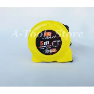 PUMPKIN ตลับเมตร 5เมตร รุ่น 10374 / TURBO-5025 หน้ากว้าง 25mm. (1") ผลิตจากพลาสติก ABS 100% เล็ก เบา แข็งแรง ตกไม่แตก 2