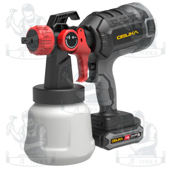 OSUKA กาพ่นสีไร้สาย 20V OCSG776-D1 (แบต2.0Ah+สายชาร์จ) พ่นสีง่าย ได้สีเรียบ 2
