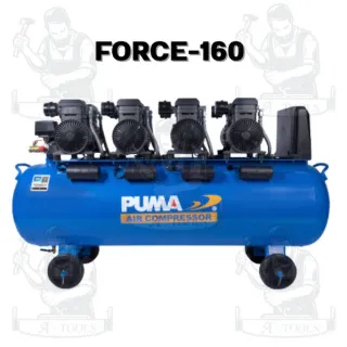 PUMA ปั๊มลม OIL FREE รุ่น FORCE-160 / FORCE-160 MARK II กำลังไฟ 1450 x4 วัตต์ 160ลิตร (ทองแดงแท้ 100%) 2