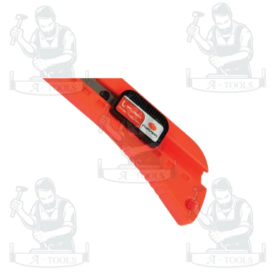 PUMPKIN มีดคัตเตอร์ใหญ่สปริง รุ่น 12201-F (S-101A) ด้ามคัดเตอร์ ผลิตจากพลาสติก ABS 100% ใบมีคม คงทนตัดขาดได้อย่างง่ายดาย 5