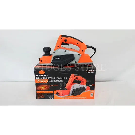 PUMPKIN กบไสไม้ ไฟฟ้า พัมคิน รุ่น J-P1820 / 42223 82มม 710W ไสลึก2มม. กบไฟฟ้า อุปกรณ์ครบชุด **ส่งเร็ว ของแท้100%** 3