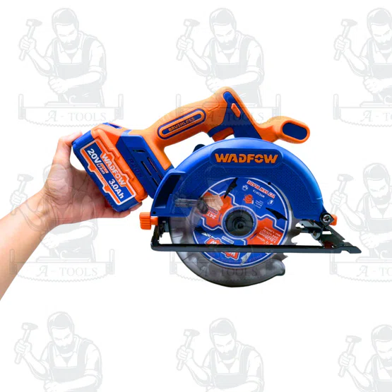 WADFOW เลื่อยวงเดือนไร้สาย 20V 165mm รุ่น WLWP5521 สินค้า 2