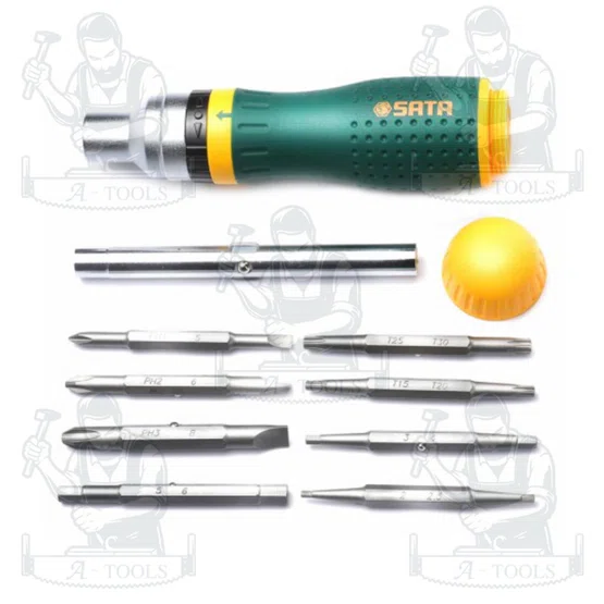 SATA ไขควงสลับหัว 19 in 1 รุ่น 09350 เปลี่ยนหัวได้หลากหลายรูปแบบ ของแท้ 4