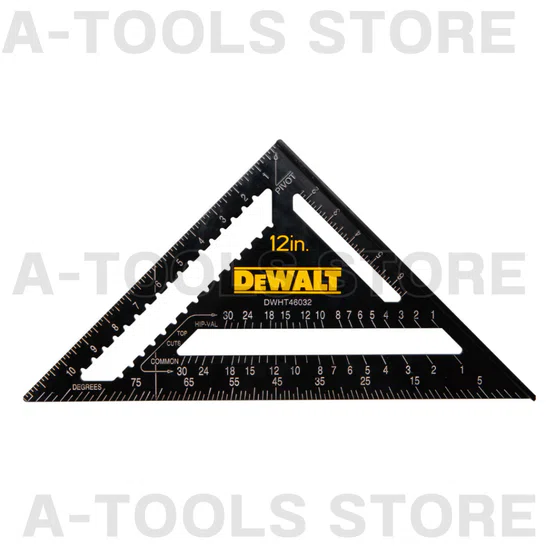 DEWALT ฉากสามเหลี่ยม อลูมิเนียมสีดำ 12นิ้ว รุ่น DWHT46032-0 **ส่งเร็ว ของแท้100%** 2