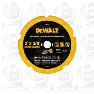 DEWALT  ใบตัดเพชรอเนกประสงค์ 3 นิ้ว สำหรับเครื่องตัดรุ่น DCS438 รุ่น DW8530 รูใบ 3/8 นิ้ว(9.5มม.) ของแท้ พร้อมส่ง 4