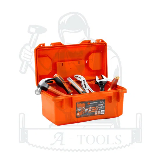 PUMPKIN กล่องเก็บเครื่องมือช่าง พร้อมช่องเก็บอุปกรณ์บน 16" พัมคิน รุ่น 20870 / PTT-TS16 แข็งแรง มีน้ำหนักเบา ทนทาน 2