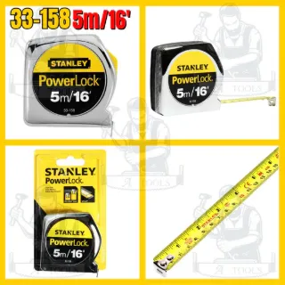 STANLEY ตลับเมตร POWER LOCK ความยาว 3M / 5M / 8M สินค้า 3