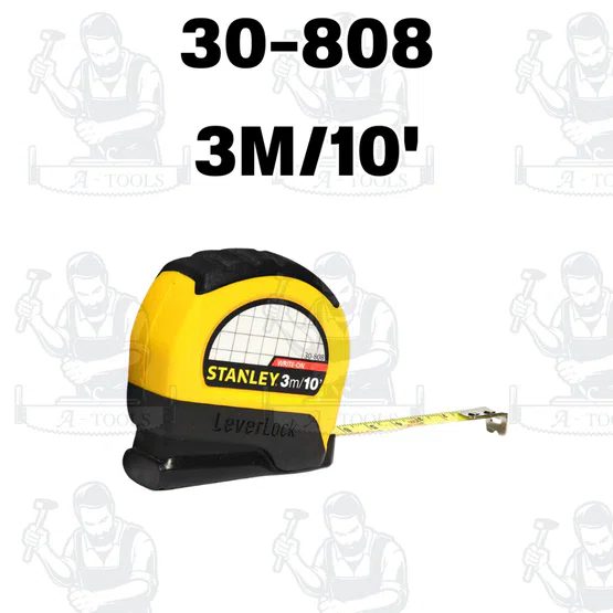 STANLEY ตลับเมตร รุ่น LEVERLOCK 30-808 ความยาว 3M 5M 8M สินค้า 2