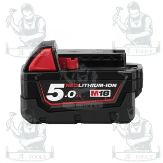 MILWAUKEE แบตเตอรี่ 18โวลต์ รุ่น M18 B5 ความจุ 5.0 Ah 2