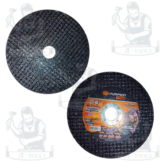 PUMPKIN PRO รุ่น 23325 (ค) T-REX RAPID ใบตัดเหล็ก/สแตนเลส 4"x1mm. สีดำ PRO-TCD4R ตัดชิ้นงานได้เร็ว เที่ยงตรง แม่นยำ 6