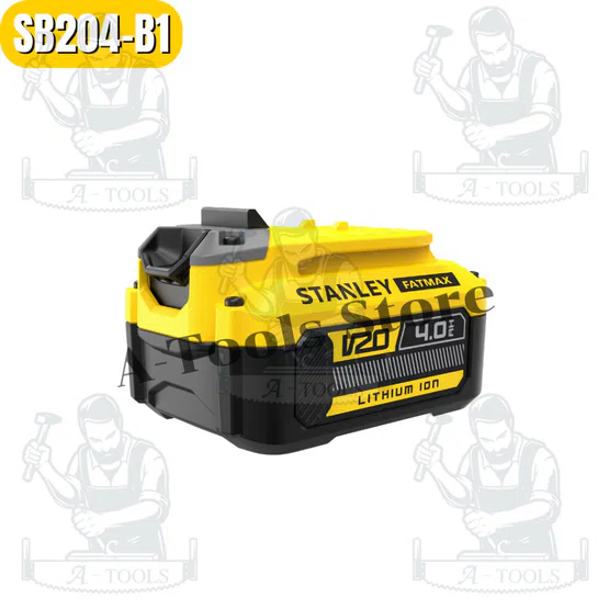 + + STANLEY แบตเตอรี่ 20V MAX รุ่น SB202 -2.0Ah , SB204 -4.0Ah , SB206 - 6.0Ah 5