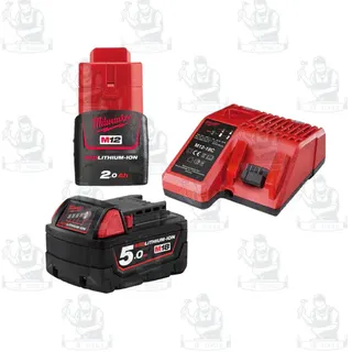 Milwaukee ชุดคอมโบสำหรับซ่อมเครื่องยนต์ 12V รุ่น M12 FPP2BX-522B 12โวลต์ รับประกัน1ปี **ส่งเร็ว ของแท้100%** 6