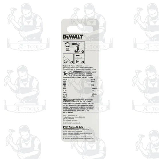 DEWALT ดอกสว่านเจาะกระเบื้อง Diamond Tip 1/4นิ้ว รุ่น DW5572 เกลียวออกแบบมาให้ช่วยระบายความร้อนด้วยน้ำ พร้อมส่ง 6