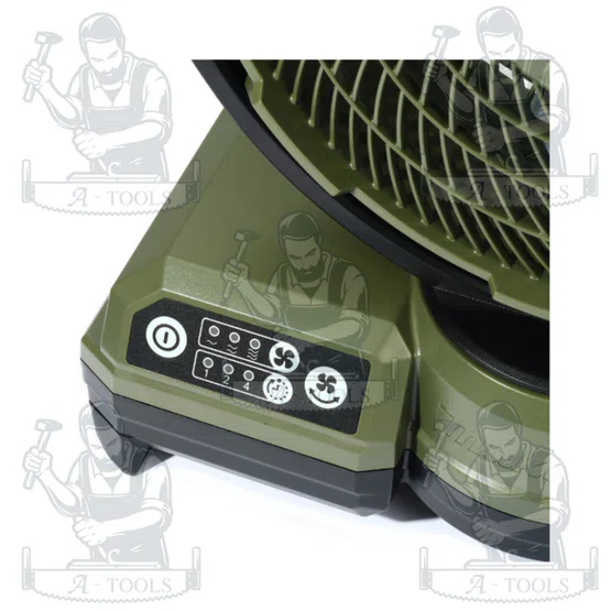 MAKITA รุ่น DCF203ZX1O พัดลมไร้สาย 18V ขนาด 9 นิ้ว ความเร็วลมสูงสุด 190 เมตร/นาที สีโอลีฟ (ตัวเปล่า) พร้อมส่ง 5