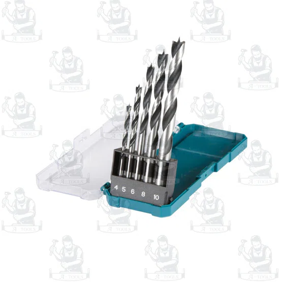 MAKITA ชุดดอกเจาะไม้ 5 ดอก (ขนาด 4-10 มม.) รุ่นD-72861/E-08707 สินค้าคุณภาพ 3