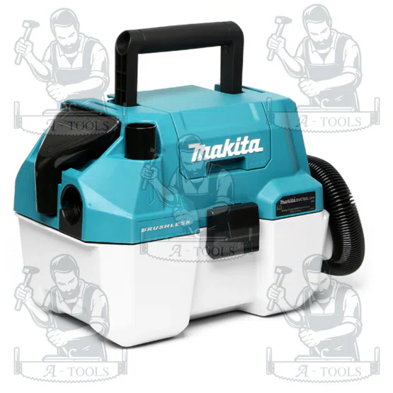 MAKITA รุ่น DVC750LZX1 เครื่องดูดฝุ่น-เป่าไร้สาย18V ถังเก็บฝุ่น 7.5 ลิตร ถังเก็บน้ำ 4.5 L มอเตอร์ไร้แปรงถ่าน (ตัวเปล่า) 4